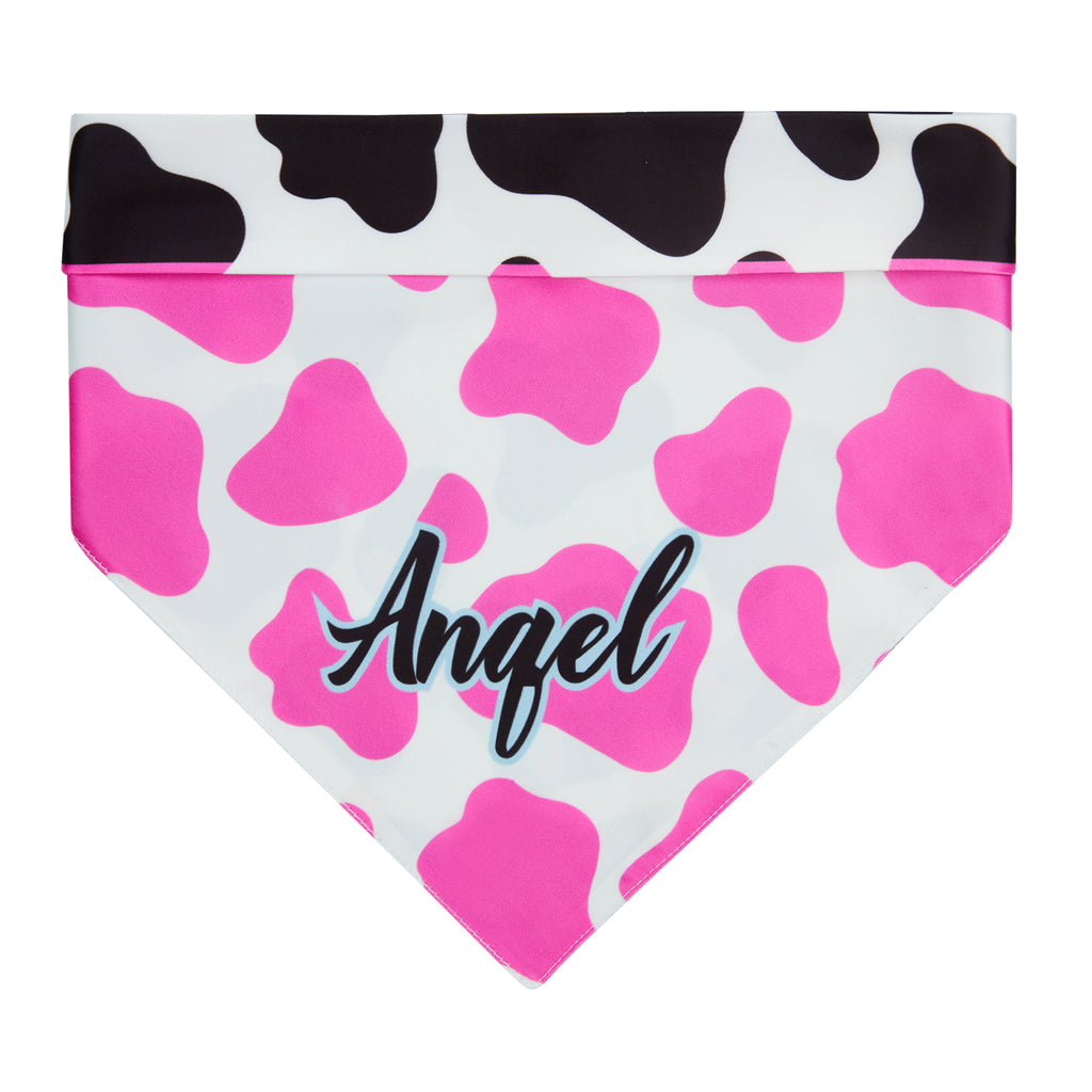 Cow Print Angel -Köpekl Bandana - Little Monsters