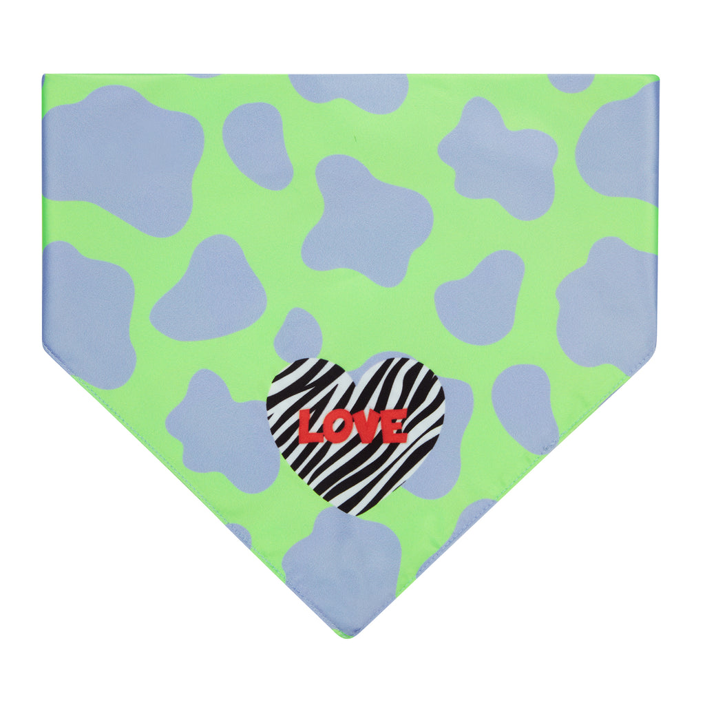 Cow print LOVE - Bandana - Little Monsters